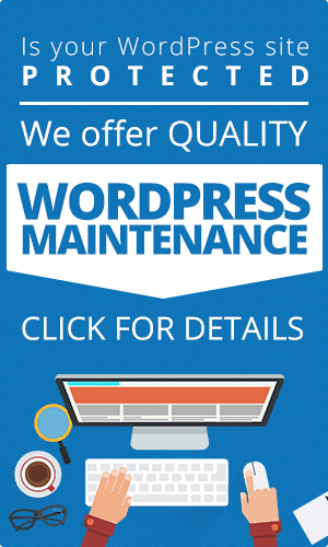 wordpress maintenance service and security