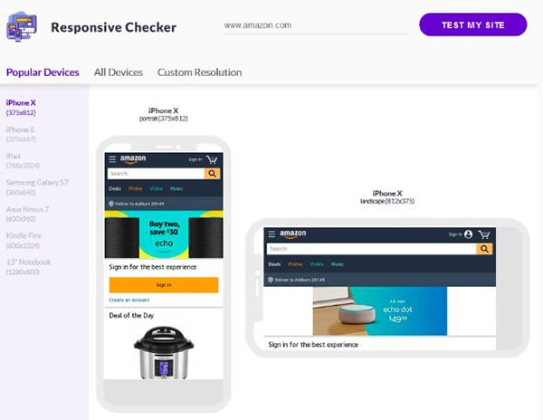 responsive website checker