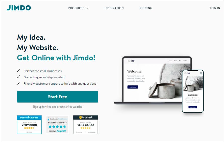 Jimdo Website Builder
