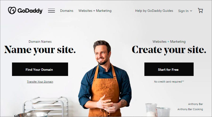 GoDaddy Website Builder