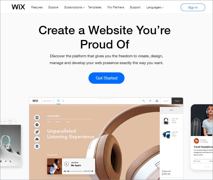 Wix Is Among Top Website Builders