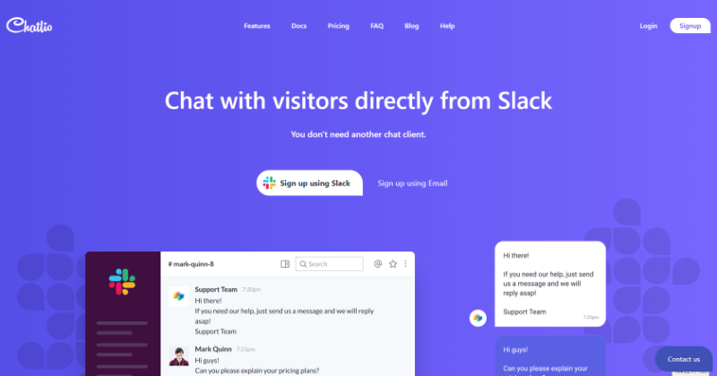 slack website