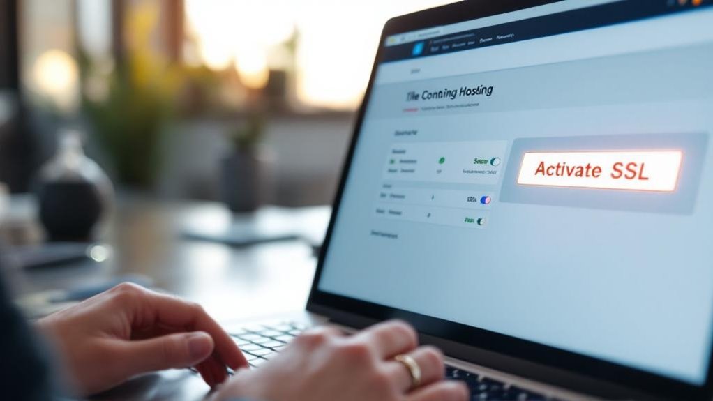 activate ssl for security