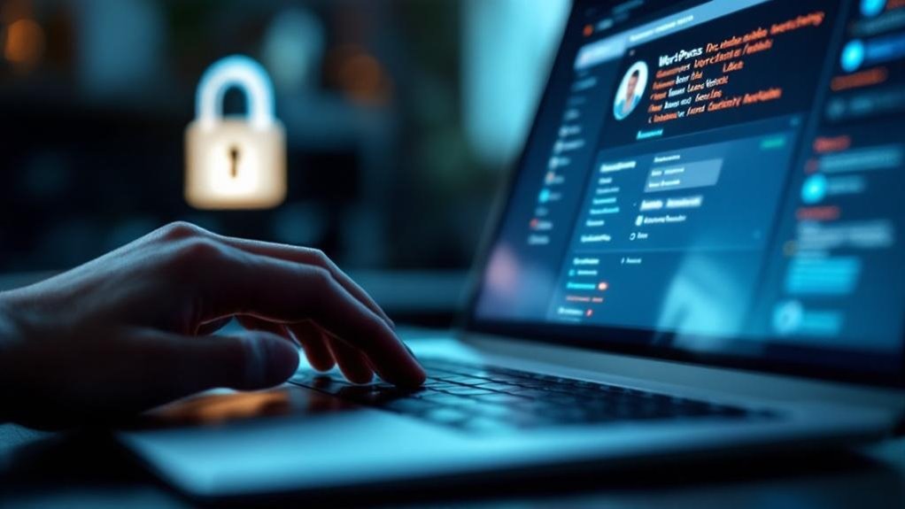 obscure wordpress login details