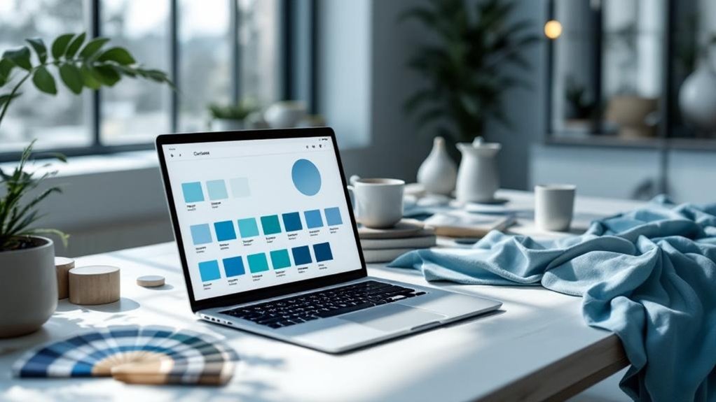 cool colors build trust