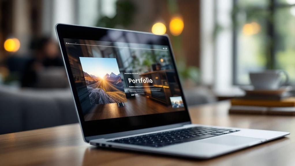 polished portfolio carousel effects