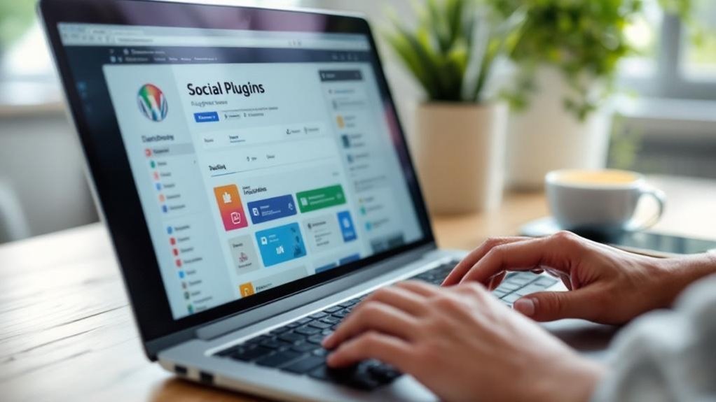 social media plugin setup